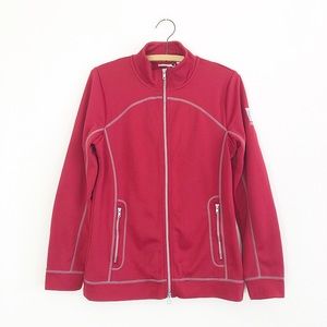 Red Sporty Track Jacket